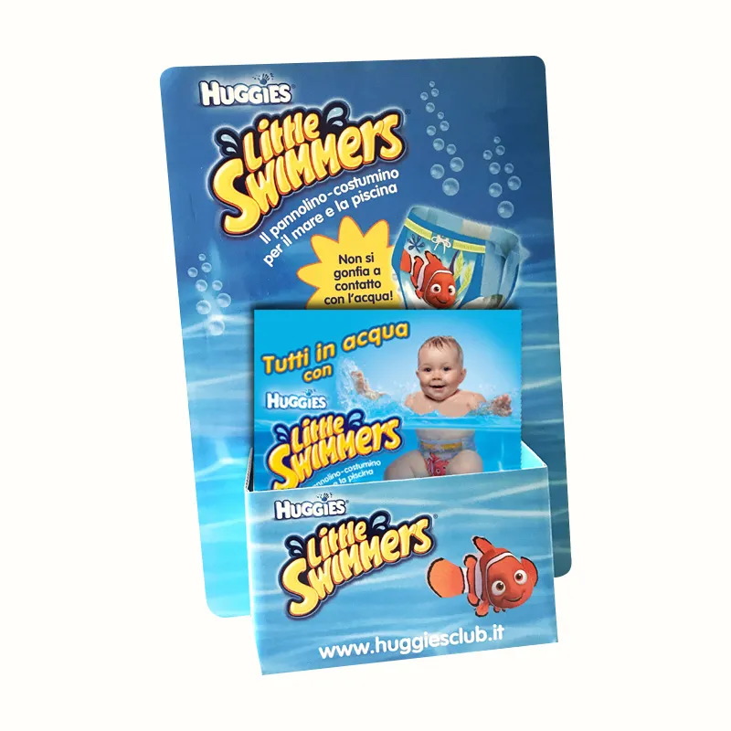 espositore huggies little swimmers