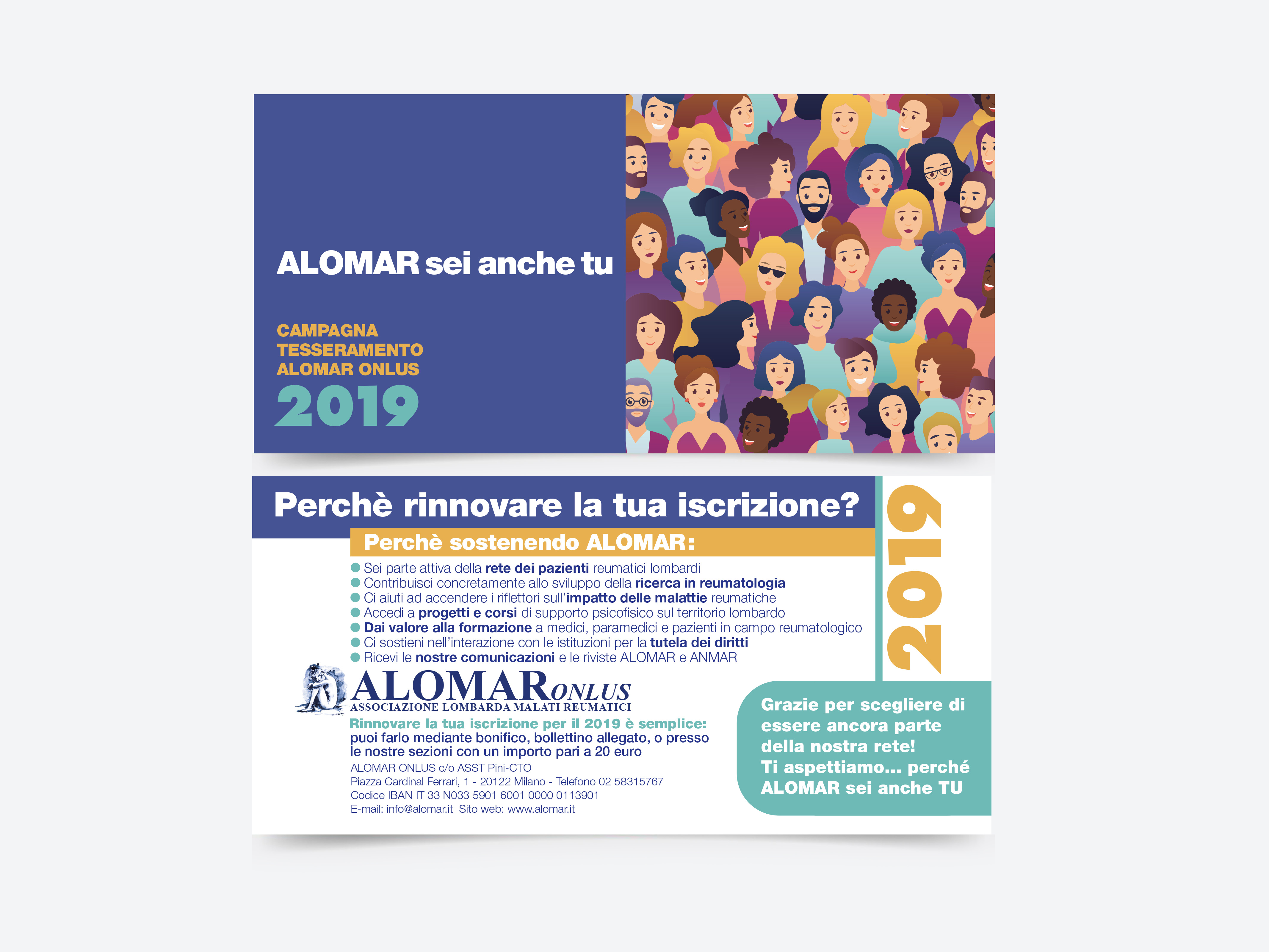 flyer alomar campagna tesseramento 2019