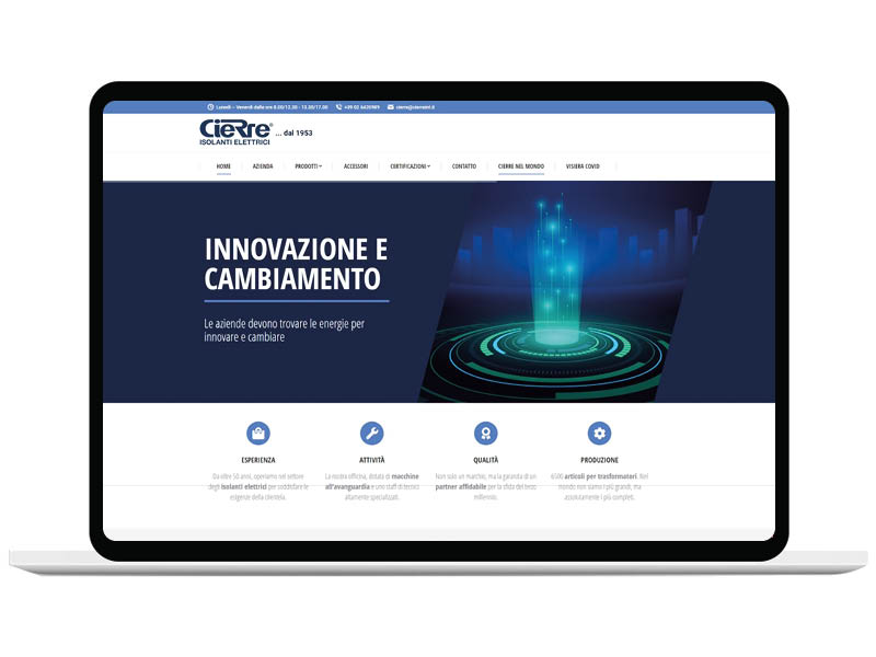 Sito web Cierre